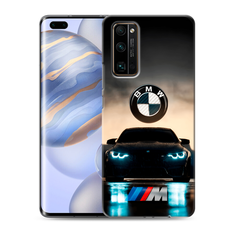 Силиконовый чехол на Huawei Honor 30 Pro с принтом БМВ BMW Силиконовый чехол на Huawei Honor 30 Pro с принтом БМВ BMW