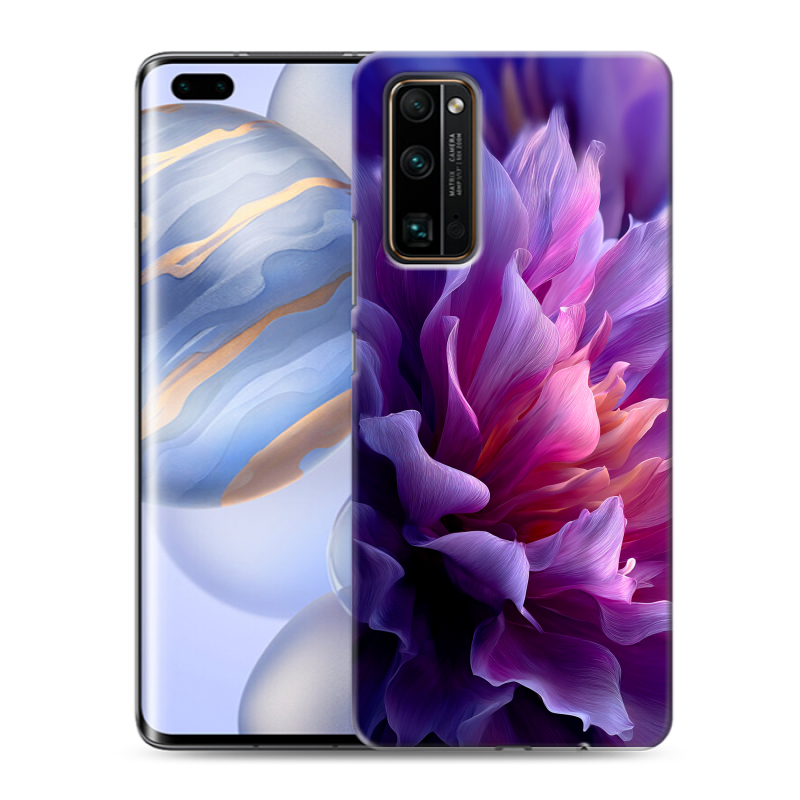 Силиконовый чехол на Huawei Honor 30 Pro с принтом женский цветы Силиконовый чехол на Huawei Honor 30 Pro с принтом женский цветы