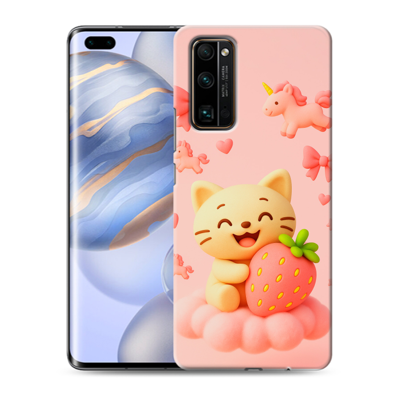 Силиконовый противоударный чехол на Huawei Honor 30 Pro с принтом для девочек Силиконовый противоударный чехол на Huawei Honor 30 Pro с принтом для девочек