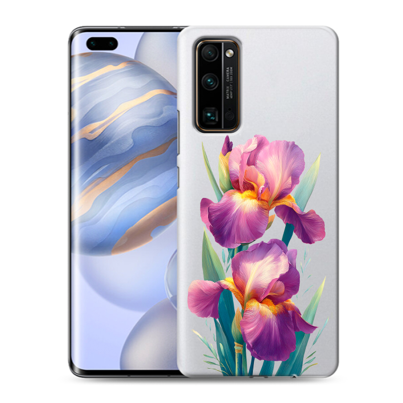 Силиконовый чехол на Huawei Honor 30 Pro с принтом Цветы орхидеи Силиконовый чехол на Huawei Honor 30 Pro с принтом Цветы орхидеи
