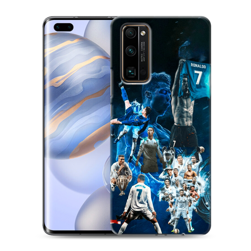 Силиконовый чехол на Huawei Honor 30 Pro с принтом Реал Роналдо Силиконовый чехол на Huawei Honor 30 Pro с принтом Реал Роналдо