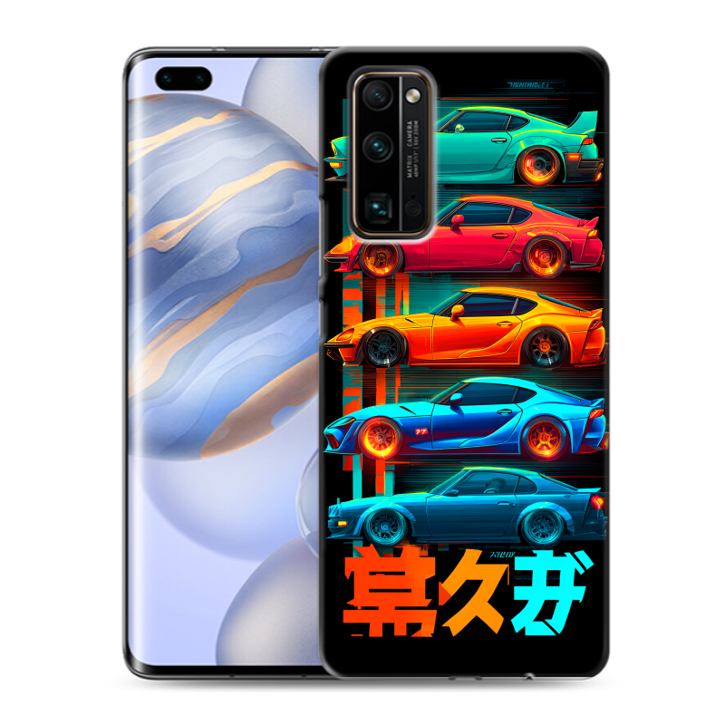 Силиконовый чехол на Huawei Honor 30 Pro с принтом машины тачки Силиконовый чехол на Huawei Honor 30 Pro с принтом машины тачки