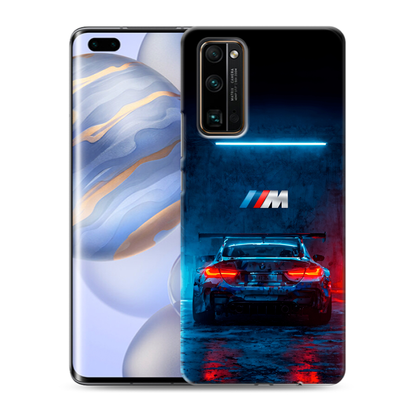 Силиконовый чехол на Huawei Honor 30 Pro с принтом BMW БМВ Силиконовый чехол на Huawei Honor 30 Pro с принтом BMW БМВ