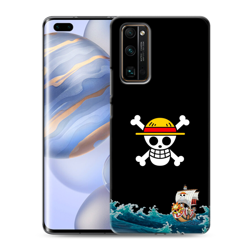 Силиконовый противоударный чехол на Huawei Honor 30 Pro с принтом One Piece Ван Пис Силиконовый противоударный чехол на Huawei Honor 30 Pro с принтом One Piece Ван Пис