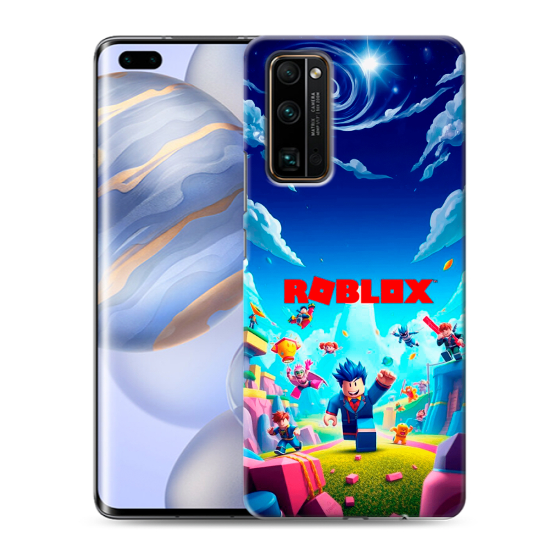 Силиконовый чехол на Huawei Honor 30 Pro с принтом Roblox Роблокс Силиконовый чехол на Huawei Honor 30 Pro с принтом Roblox Роблокс