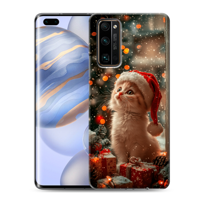 Силиконовый чехол на Huawei Honor 30 Pro с принтом Новый год Силиконовый чехол на Huawei Honor 30 Pro с принтом Новый год