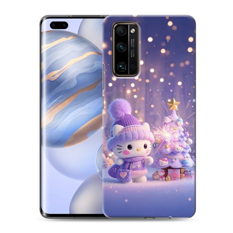 Силиконовый чехол на Huawei Honor 30 Pro с принтом Новый год Силиконовый чехол на Huawei Honor 30 Pro с принтом Новый год