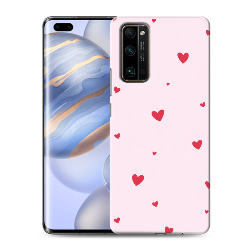 Силиконовый противоударный чехол на Huawei Honor 30 Pro с принтом для девочек Силиконовый противоударный чехол на Huawei Honor 30 Pro с принтом для девочек