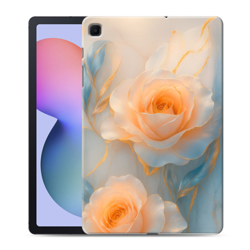 Силиконовый чехол на планшета Samsung Galaxy Tab S6 Lite с принтом Женский
