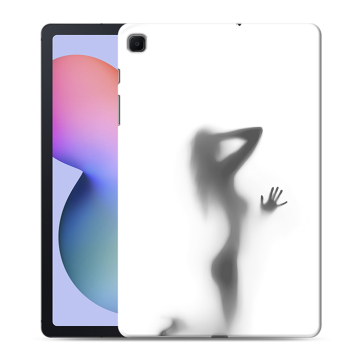 Силиконовый чехол на Samsung Galaxy Tab S6 Lite с принтом Силуэт