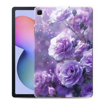 Силиконовый чехол на Samsung Galaxy Tab S6 Lite с принтом Розы цветы