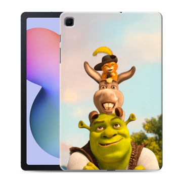 Силиконовый чехол на Samsung Galaxy Tab S6 Lite с принтом Шрек Shrek