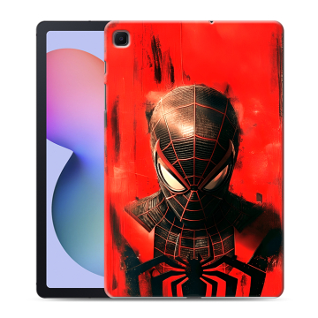 Силиконовый чехол на Samsung Galaxy Tab S6 Lite с принтом человек паук spiderman Силиконовый чехол на Samsung Galaxy Tab S6 Lite с принтом человек паук spiderman
