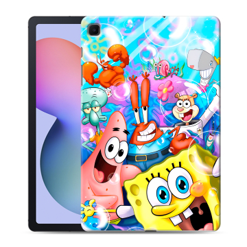 Силиконовый чехол на Samsung Galaxy Tab S6 Lite с принтом спанчбоб спанч боб Силиконовый чехол на Samsung Galaxy Tab S6 Lite с принтом спанчбоб спанч боб