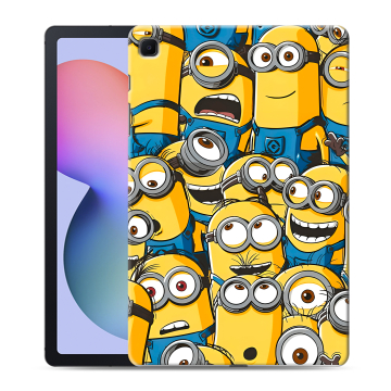 Силиконовый чехол на Samsung Galaxy Tab S6 Lite с принтом Миньоны Силиконовый чехол на Samsung Galaxy Tab S6 Lite с принтом Миньоны