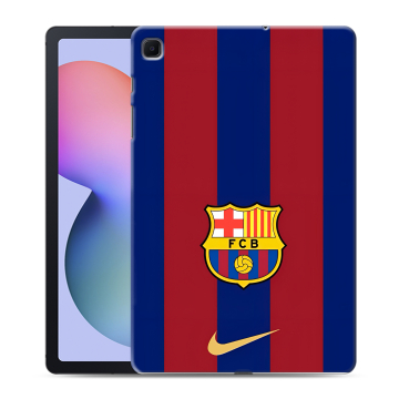 Силиконовый чехол на Samsung Galaxy Tab S6 Lite с принтом Барселона Barcelona