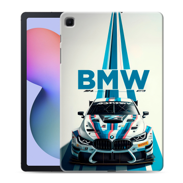 Силиконовый чехол на Samsung Galaxy Tab S6 Lite с принтом БМВ BMW