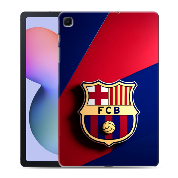 Силиконовый чехол на Samsung Galaxy Tab S6 Lite с принтом Барселона Barcelona