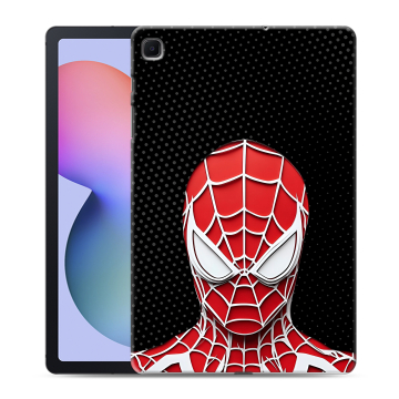 Силиконовый чехол на Samsung Galaxy Tab S6 Lite с принтом человек паук spiderman