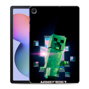 Силиконовый чехол на Samsung Galaxy Tab S6 Lite с принтом Майнкрафт Minecraft
