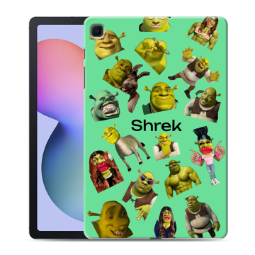 Силиконовый чехол на Samsung Galaxy Tab S6 Lite с принтом Шрек Shrek