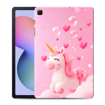 Силиконовый чехол на Samsung Galaxy Tab S6 Lite с принтом Единорог Силиконовый чехол на Samsung Galaxy Tab S6 Lite с принтом Единорог