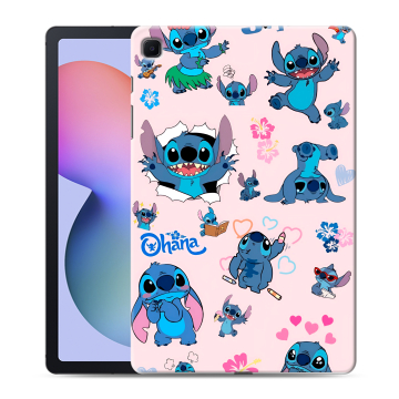 Силиконовый чехол на Samsung Galaxy Tab S6 Lite с принтом Лило и Стич Силиконовый чехол на Samsung Galaxy Tab S6 Lite с принтом Лило и Стич