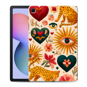 Силиконовый чехол на Samsung Galaxy Tab S6 Lite с принтом Модный принт
