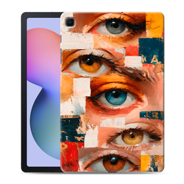 Силиконовый чехол на Samsung Galaxy Tab S6 Lite с принтом Модный принт