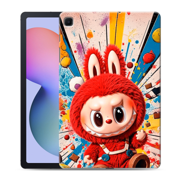 Силиконовый чехол на Samsung Galaxy Tab S6 Lite с принтом Labubu Лабубу