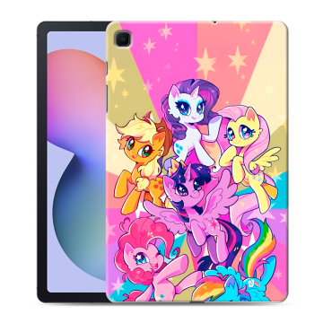 Силиконовый чехол на Samsung Galaxy Tab S6 Lite с принтом My little pony Дружба чудо Силиконовый чехол на Samsung Galaxy Tab S6 Lite с принтом My little pony Дружба чудо