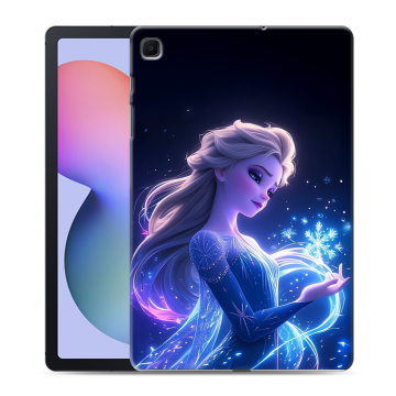 Силиконовый чехол на Samsung Galaxy Tab S6 Lite с принтом Холодное сердце Frozen