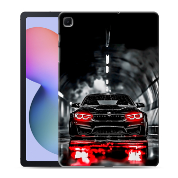 Силиконовый чехол на Samsung Galaxy Tab S6 Lite с принтом BMW БМВ