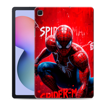Силиконовый чехол на Samsung Galaxy Tab S6 Lite с принтом Spiderman Человек паук