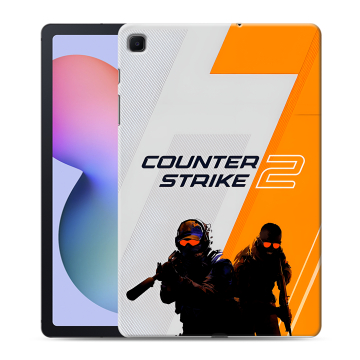 Силиконовый чехол на Samsung Galaxy Tab S6 Lite с принтом Counter Strike