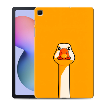 Силиконовый чехол на Samsung Galaxy Tab S6 Lite с принтом Смешная утка