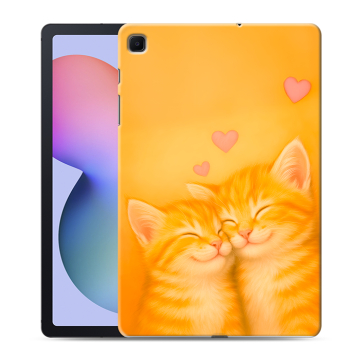 Силиконовый чехол на Samsung Galaxy Tab S6 Lite с принтом Милые котята