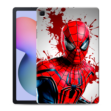 Силиконовый чехол на Samsung Galaxy Tab S6 Lite с принтом Spiderman Человек паук
