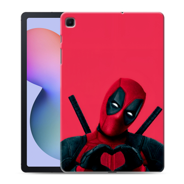 Силиконовый чехол на Samsung Galaxy Tab S6 Lite с принтом Дедпул Deadpool