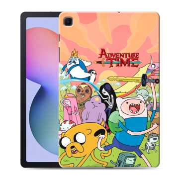 Силиконовый чехол на Samsung Galaxy Tab S6 Lite с принтом Adventure time Время приключений