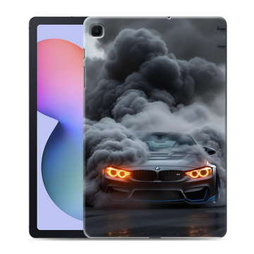 Силиконовый чехол на Samsung Galaxy Tab S6 Lite с принтом BMW БМВ