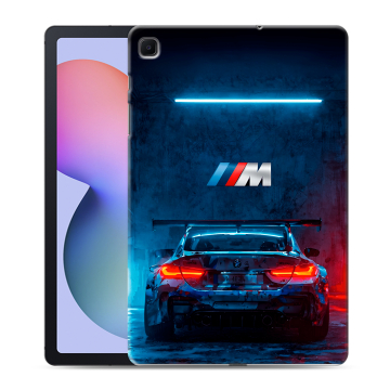 Силиконовый чехол на Samsung Galaxy Tab S6 Lite с принтом BMW БМВ Силиконовый чехол на Samsung Galaxy Tab S6 Lite с принтом BMW БМВ