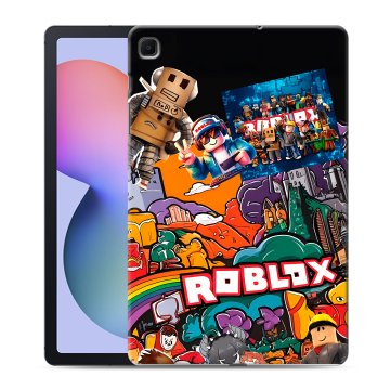 Силиконовый чехол на Samsung Galaxy Tab S6 Lite с принтом Roblox Роблокс Силиконовый чехол на Samsung Galaxy Tab S6 Lite с принтом Roblox Роблокс