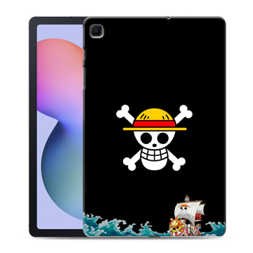 Силиконовый чехол на Samsung Galaxy Tab S6 Lite с принтом One Piece Ван Пис