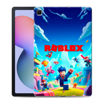 Силиконовый чехол на Samsung Galaxy Tab S6 Lite с принтом Roblox Роблокс