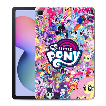 Силиконовый чехол на Samsung Galaxy Tab S6 Lite с принтом My little pony Дружба чудо