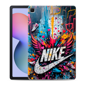 Силиконовый чехол на Samsung Galaxy Tab S6 Lite с принтом Nike Найк