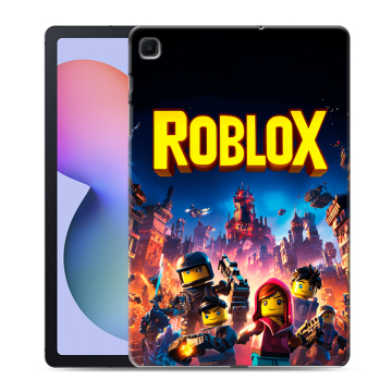 Силиконовый чехол на Samsung Galaxy Tab S6 Lite с принтом Roblox Роблокс