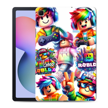 Силиконовый чехол на Samsung Galaxy Tab S6 Lite с принтом Roblox Роблокс