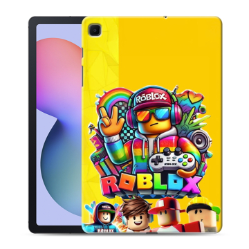 Силиконовый чехол на Samsung Galaxy Tab S6 Lite с принтом Roblox Роблокс Силиконовый чехол на Samsung Galaxy Tab S6 Lite с принтом Roblox Роблокс
